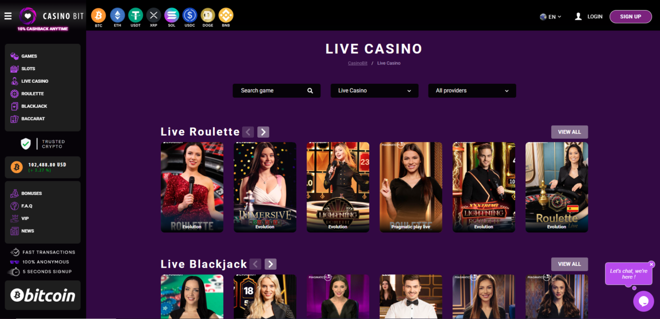 live casino