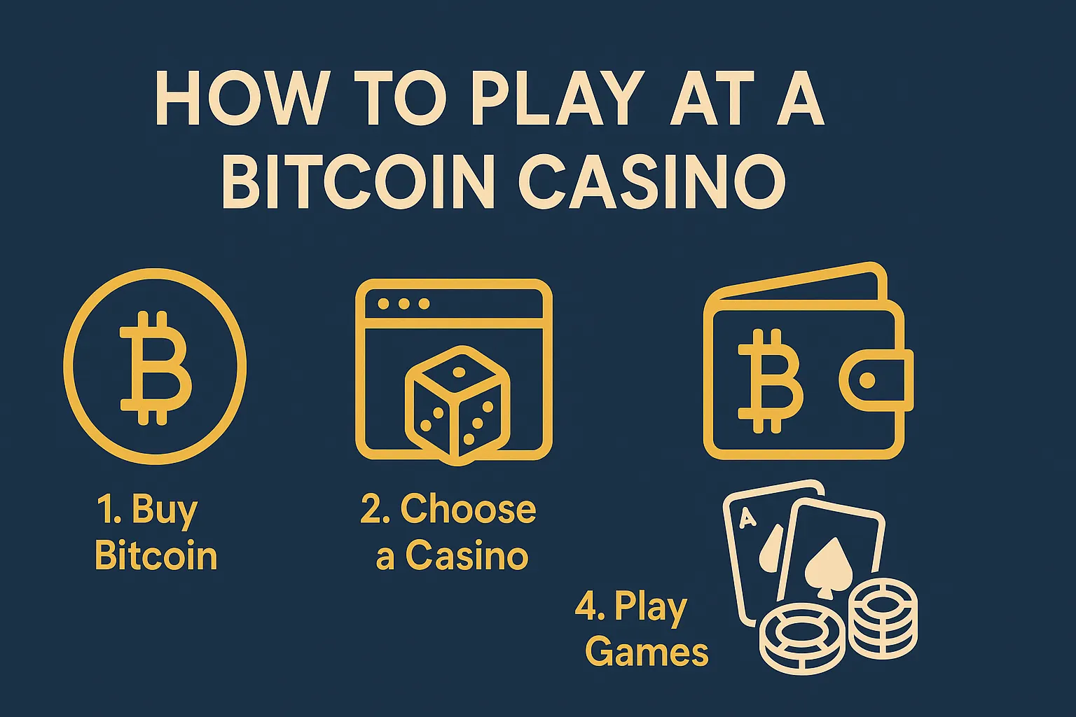 how to play at a bitcoin casino
